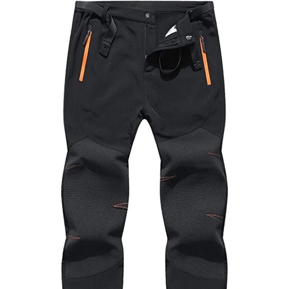 New Mens Heavy Insulated Snow Pants w/ Belt - Picture 1 of 2